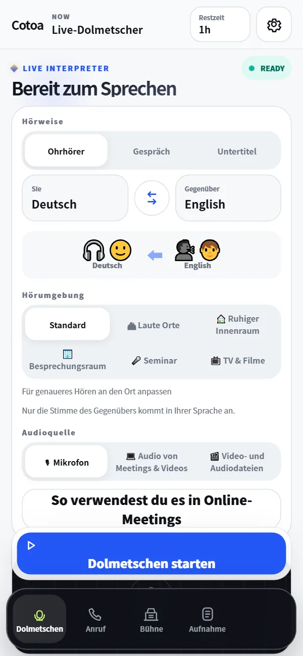 app screen